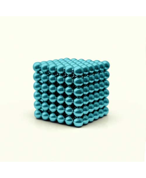 TetraMag - Sky Blue - Cubo de 216 esferas magneticas