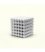 TetraMag - Silver - Cube of 216 magnetic spheres