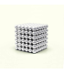 TetraMag - Silver - Cube de 216 sphères magnétiques