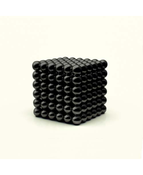 TetraMag - Carbon - Cube of 216 magnetic spheres